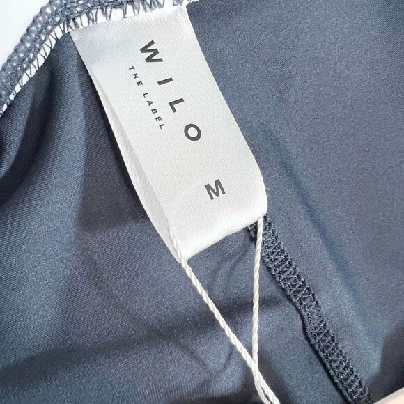 Wilo Bike Shorts Woments Medium Elastic Waistband Ribbed Cycling NEW Compression - Picture 8 of 11